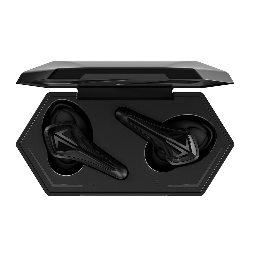 Saramonic SR-BH60-B GamesMonic BT 5.0 Wireless TWS Earbuds w/Mic, Charging Case, Enhanced Sound & Bass (Black)