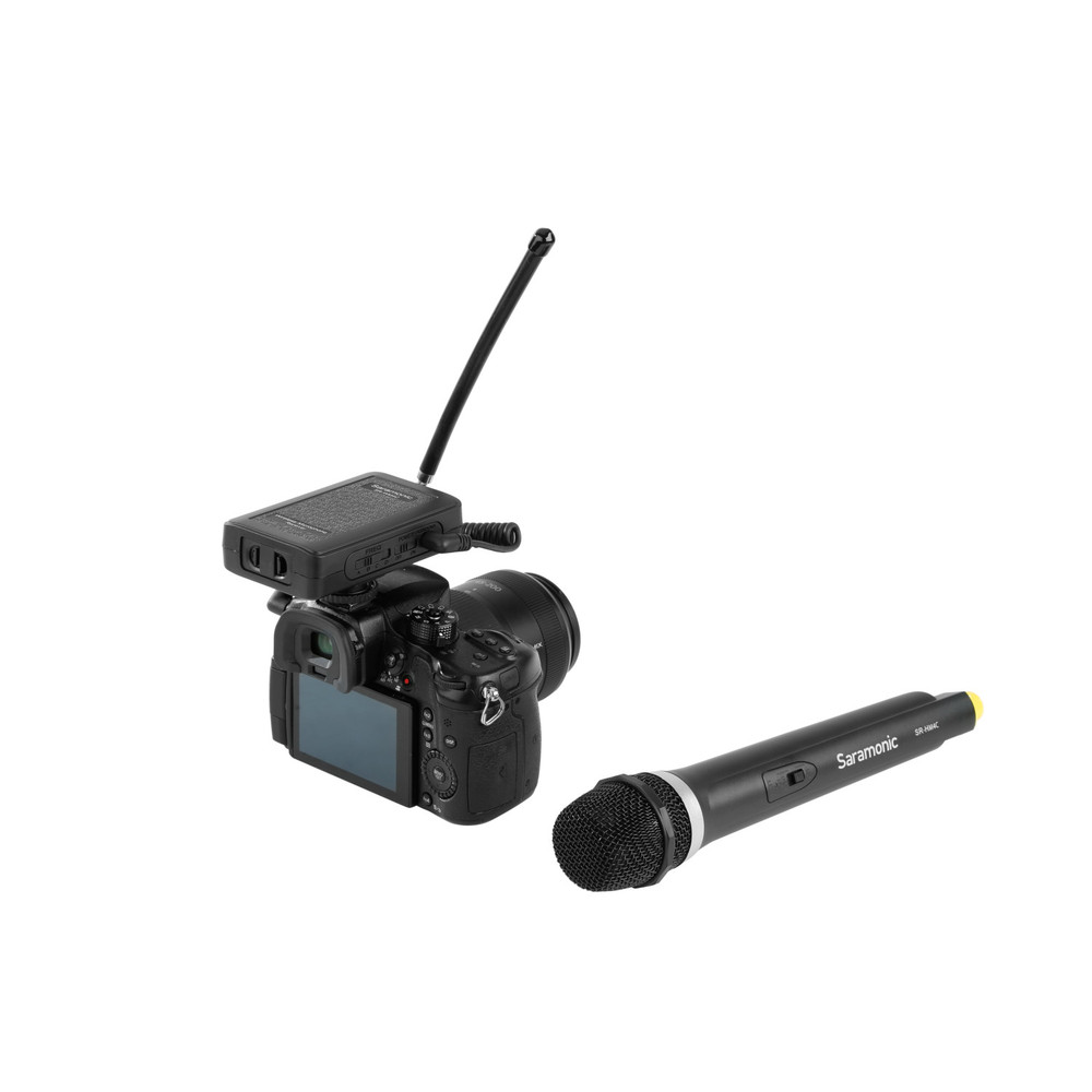 Saramonic SR-WM4CA Wireless VHF Handheld Microphone System with Portable Camera-Mountable Receiver