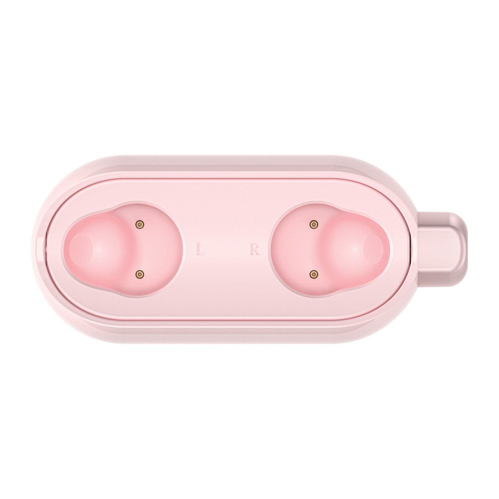 Saramonic SR-BH40-P Bluetooth 5.2 Wireless TWS Earbuds w/ Built-in Mic, Noise Canceling, Charging Case (Pink)