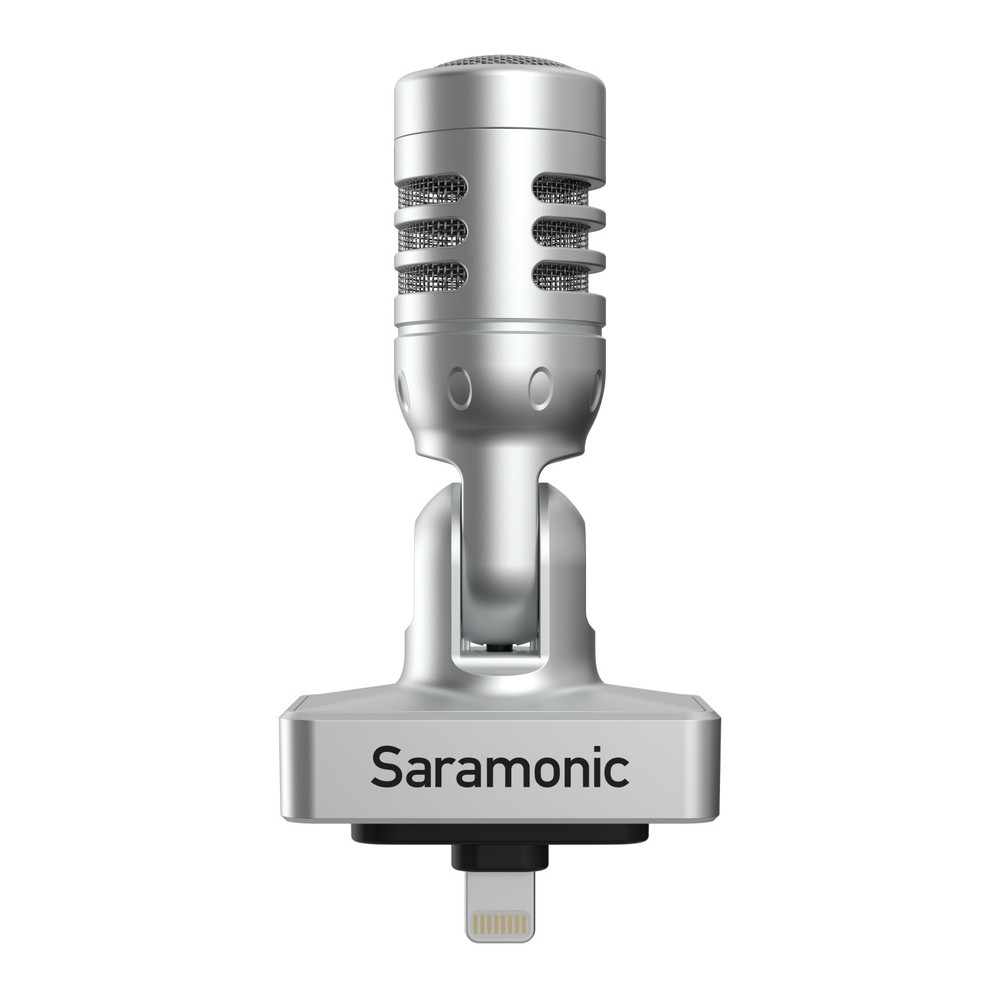 Saramonic SmartMic MTV11 Di Digital Stereo Microphone w/ Lightning & Headphone Out for iPhones and iPads