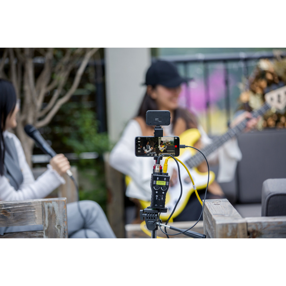 Saramonic SmartRig+UC 2-Ch USB-C XLR, 1/4" & 3.5mm Audio Interface for iPhone 15, Android, Computers & iPads