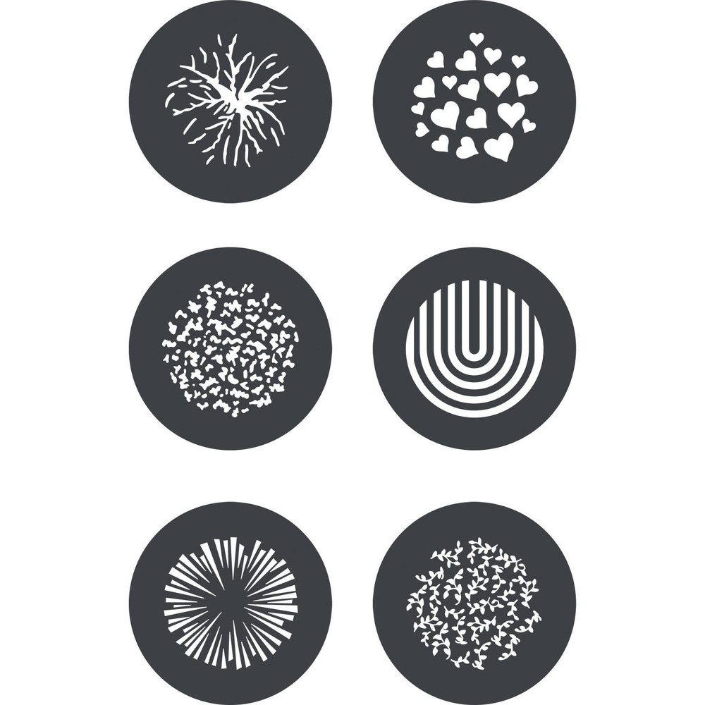 Godox GP-GS2 Gobo Set for MG1200Bi Spotlight Mount (6-Pack)