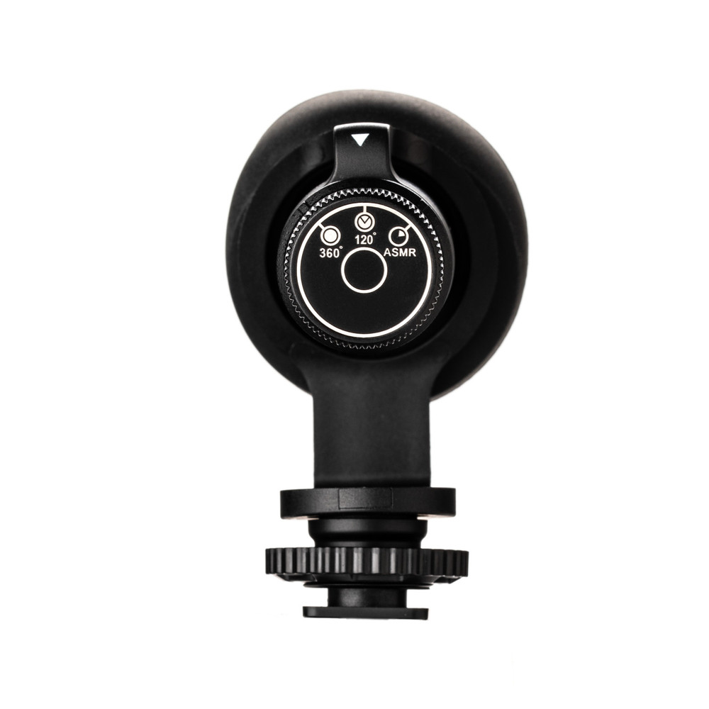 Saramonic Vmic Mini S Multi-Pattern Camera-Mount Shotgun Mic for Cameras & Mobile w/ HP Out, 360˚ Shock Mount