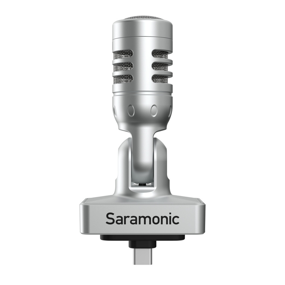 Saramonic SmartMic MTV11 UC Digital Stereo Mic w/ USB-C & Headphone Out for iPhone 15, Android & newer iPads