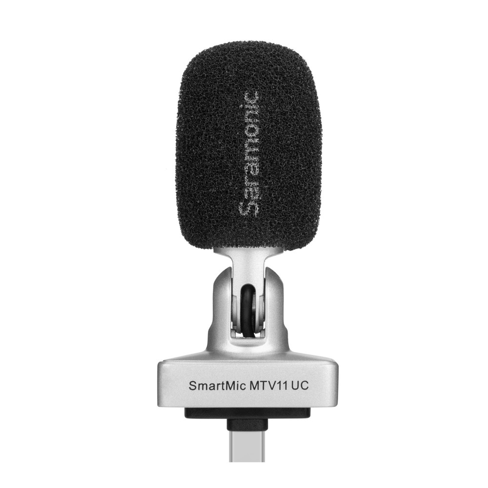 Saramonic SmartMic MTV11 UC Digital Stereo Mic w/ USB-C & Headphone Out for iPhone 15, Android & newer iPads