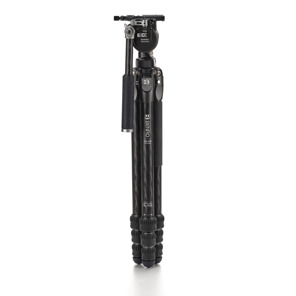Benro Tortoise CF 2 Series, 4 Section Tripod with FS36PRO Hybrid Head (Open Box)
