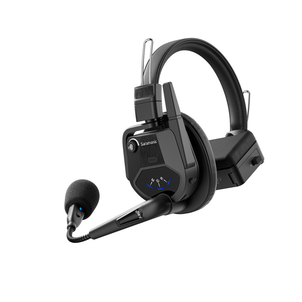 Saramonic WiTalk9SE-5S 5-Person Full-Duplex 2.4GHz Wireless Single-Ear Noise-Canceling Headset Intercom System