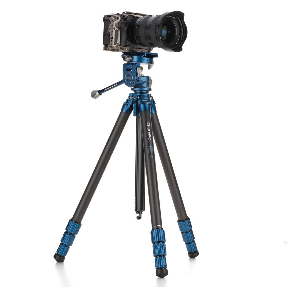 Benro SuperSlim CF 1.5 Series, 4 Section Tripod with PHVF3 Hybrid Flip Head (Open Box)