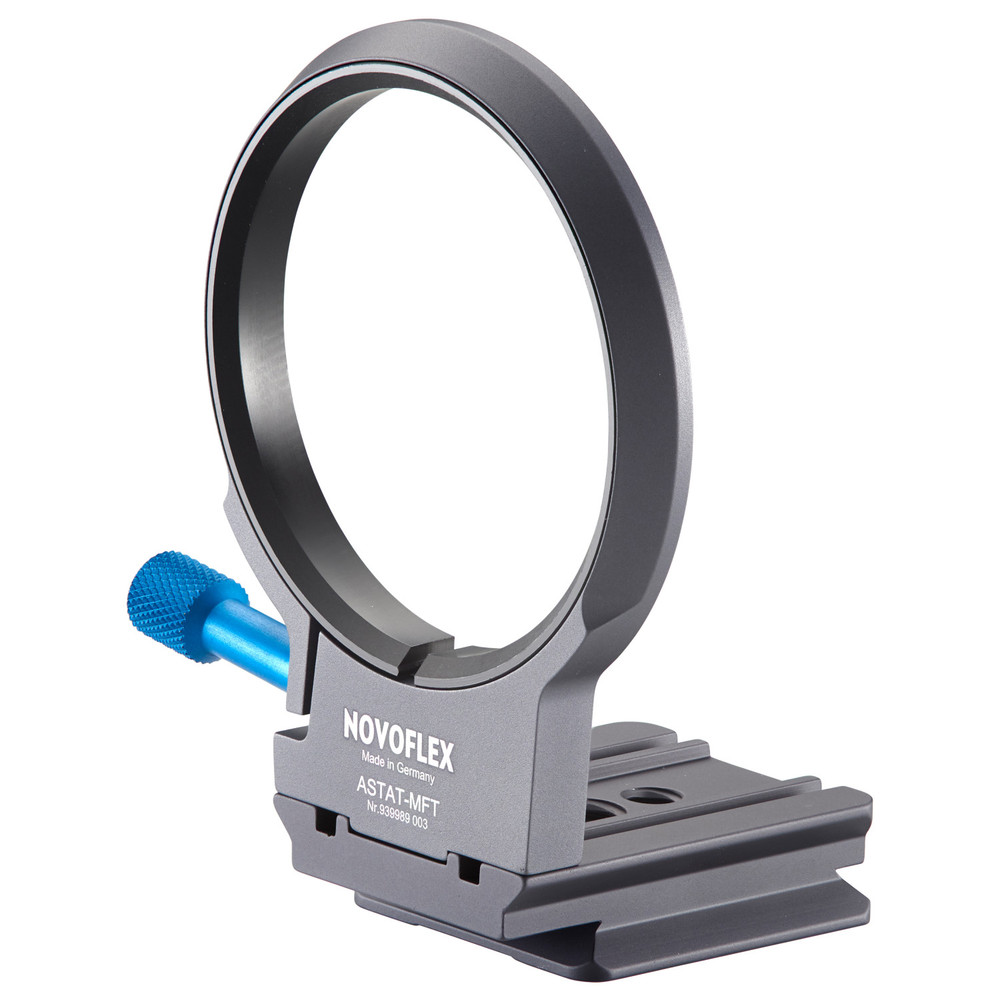 NOVOFLEX Tripod Lens Collar Mount with ARCA-Swiss Compatible Foot for NOVOFLEX FUX, MFT, NIK1, and PENTQ Adapters