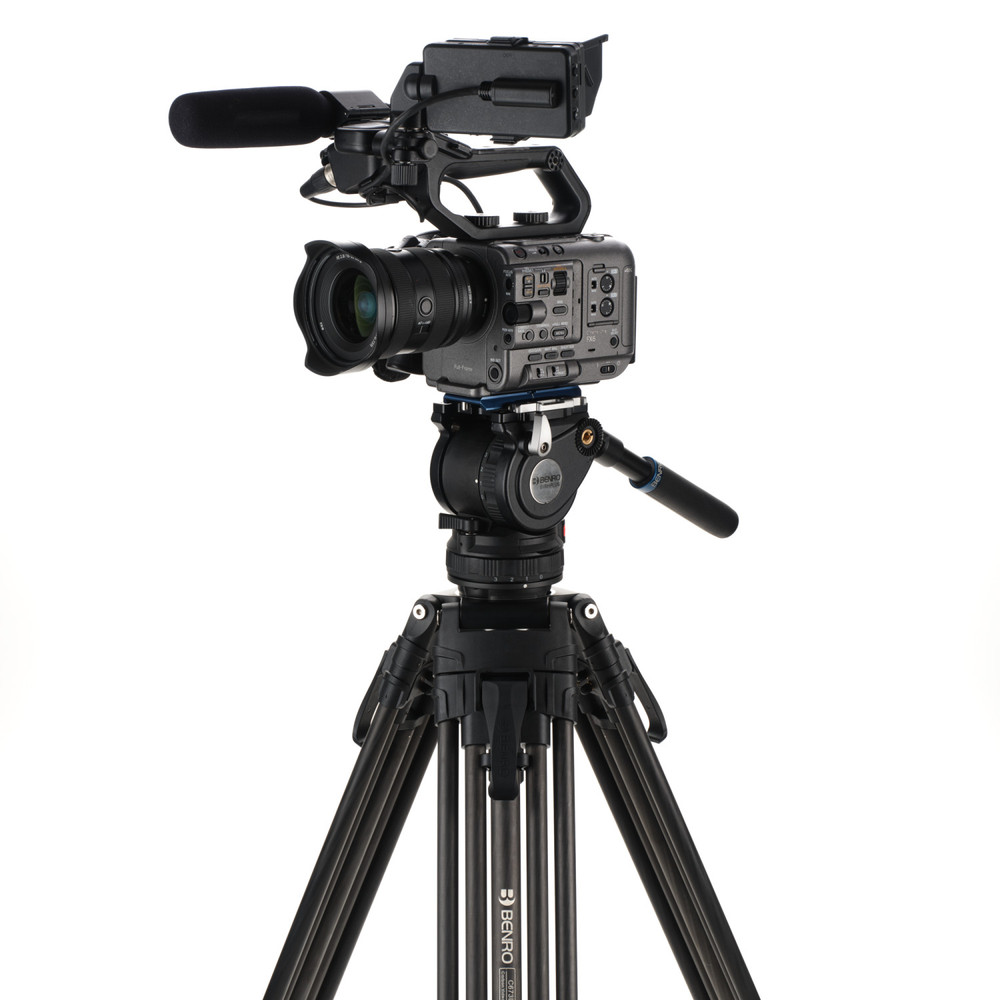 Benro C673LL Lightning Lock Tripod CF 75mm Bowl with BV6HPLUS Head (Open Box)