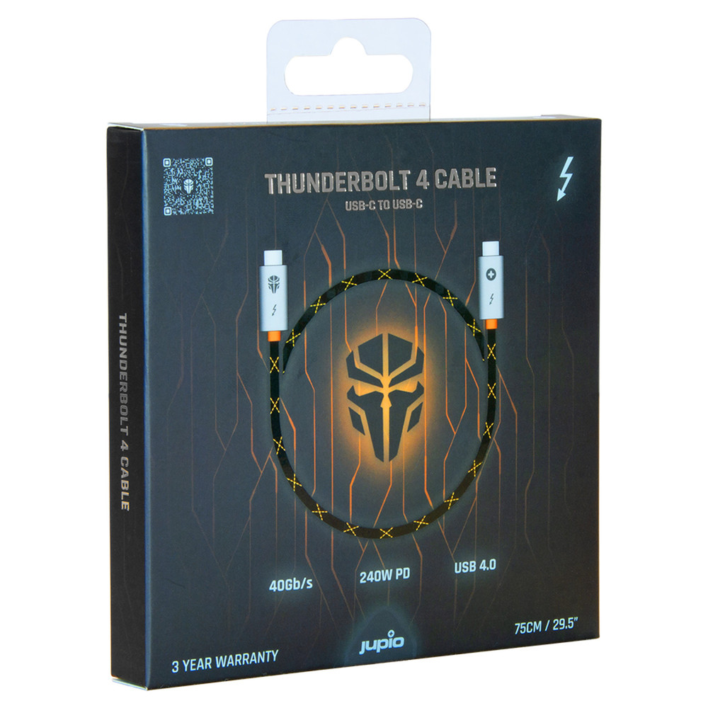 Jupio Thunderbolt 4 Cable 75 cm (240W 40Gbps)