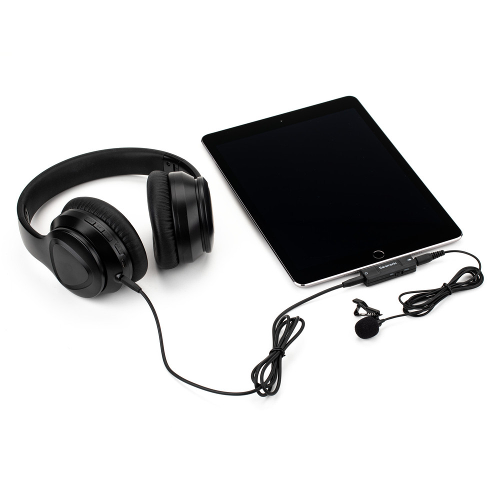 Saramonic SR-EA2D Lightning Audio Interface w/ 3.5mm TRS or TRRS Mic Input & Headphone Out for iPhones & iPads (Open Box)