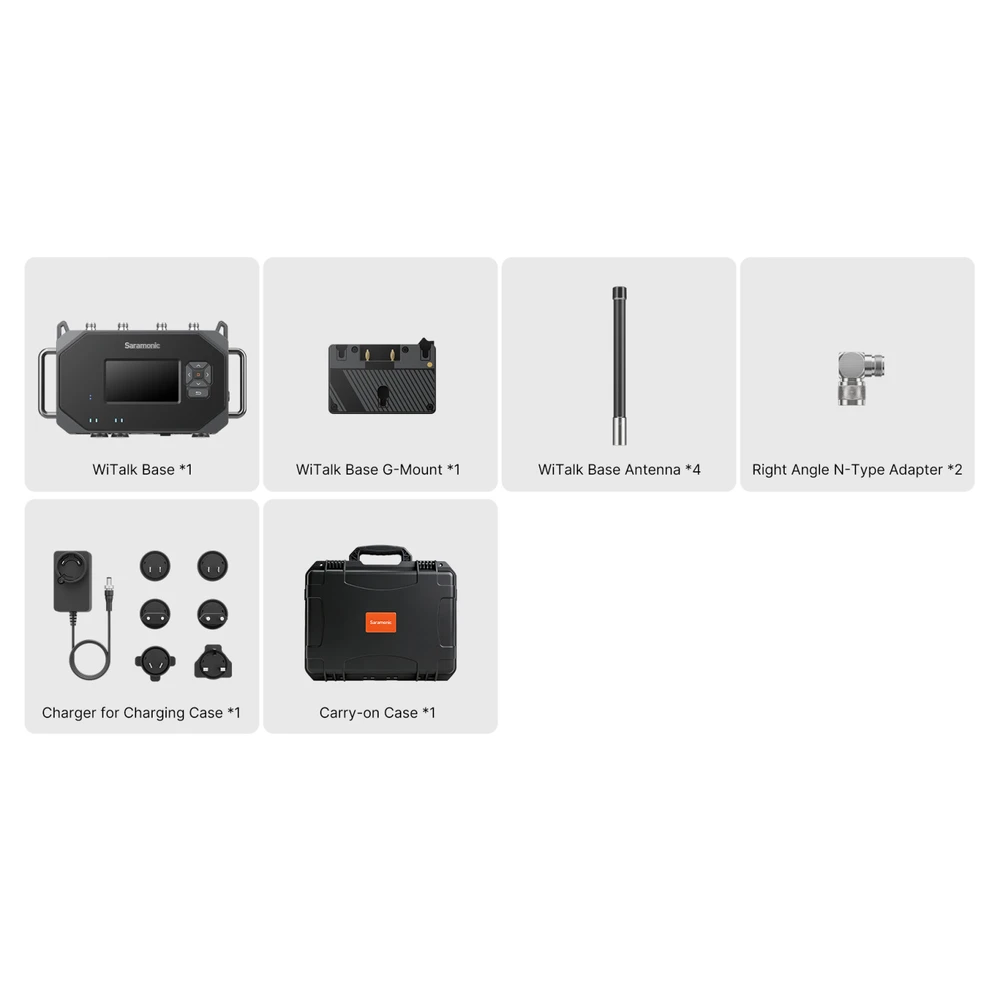Saramonic WiTalk Base | Scalable Roaming Intercom Master Console for WiTalk9 & WiTalk9X (G-Mount)