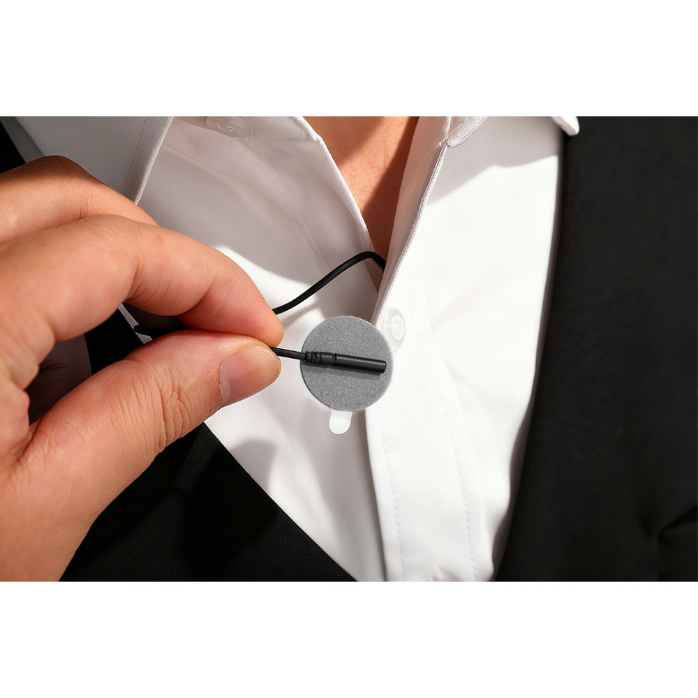 Saramonic CineBuff Round Stickies | Soft Foam Padded Tape for Lavalier Mounting and Concealment (30-Pack)