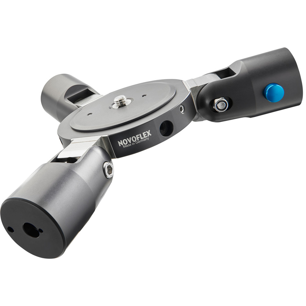 NOVOFLEX TrioPod PRO75 Stativ-Set – Mit 3-teiligen Kohlefaserbeinen, Max. 65 Kg Tragkraft