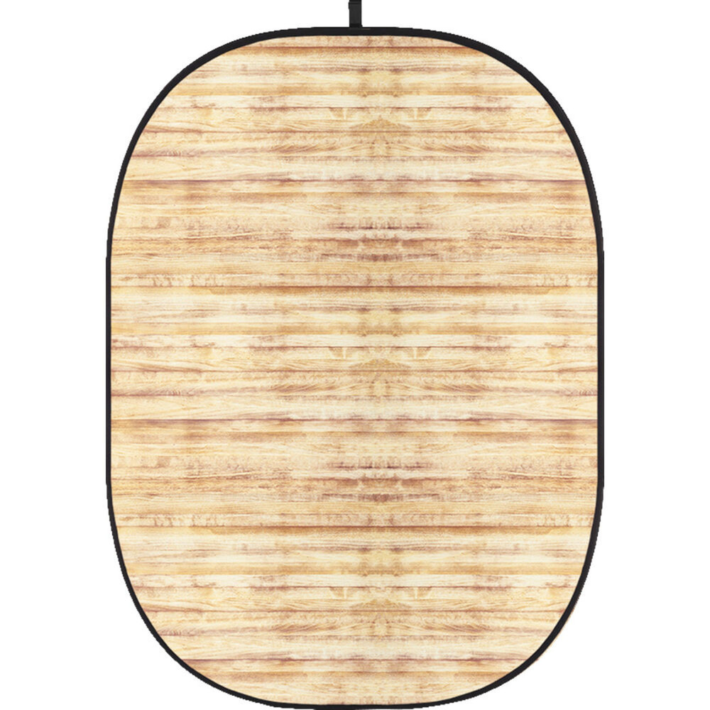 Godox 5 x 6' Collapsible Background (Wooden Wall 1)