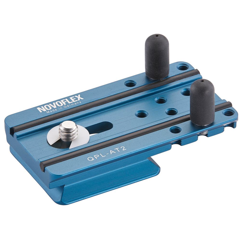 NOVOFLEX QPL-AT-2-1/4 - 83mm Anti-Twist Quick Release Plate with Sling Strap Connector