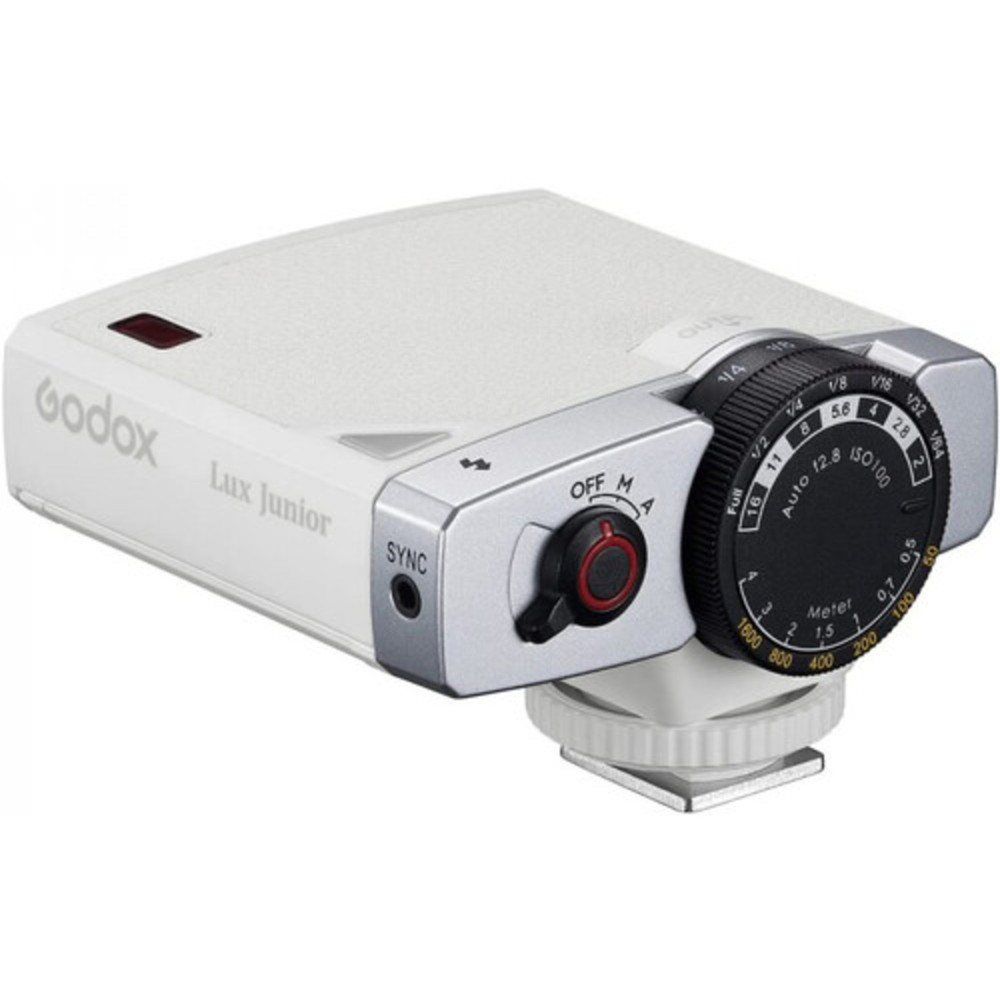 Godox Lux Junior Retro Camera Flash (White)