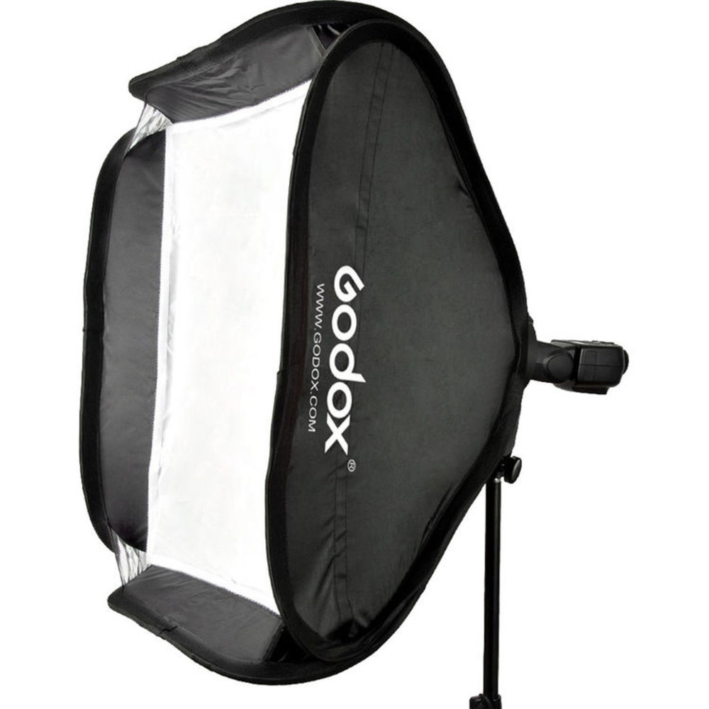 Godox S-Type Bowens Mount Flash Bracket with Softbox Kit (15.7 x 15.7")