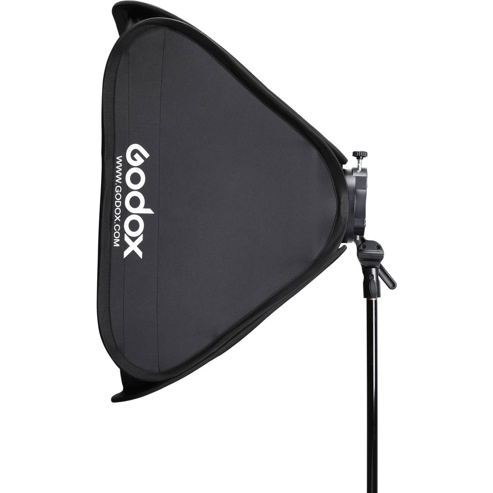 Godox S2 Speedlite Bracket with Softbox & Carrying Bag Kit (23.6 x 23.6")