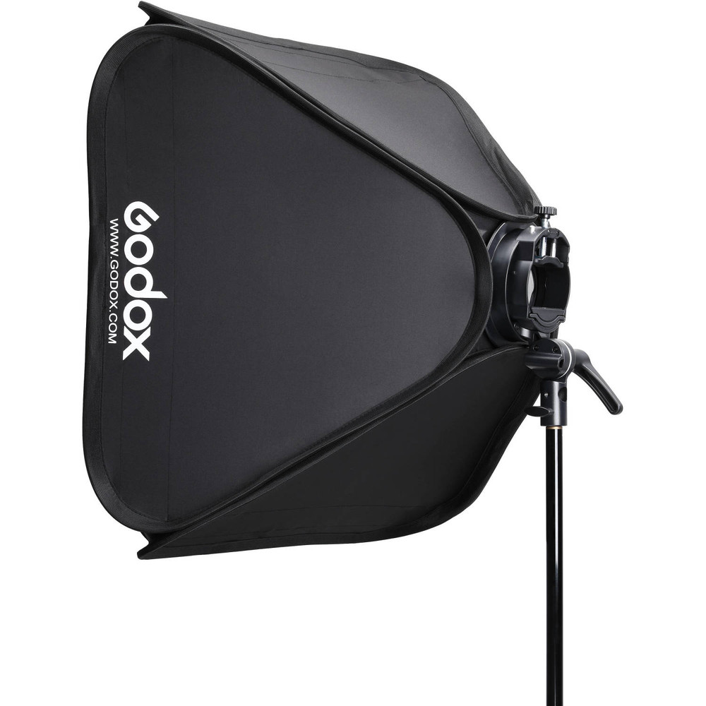 Godox S2 Speedlite Bracket with Softbox & Carrying Bag Kit (23.6 x 23.6")