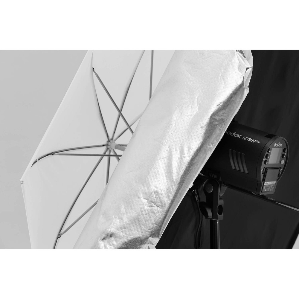 Godox Umbrella for AD300Pro Flash Head (Transparent, 33.5")