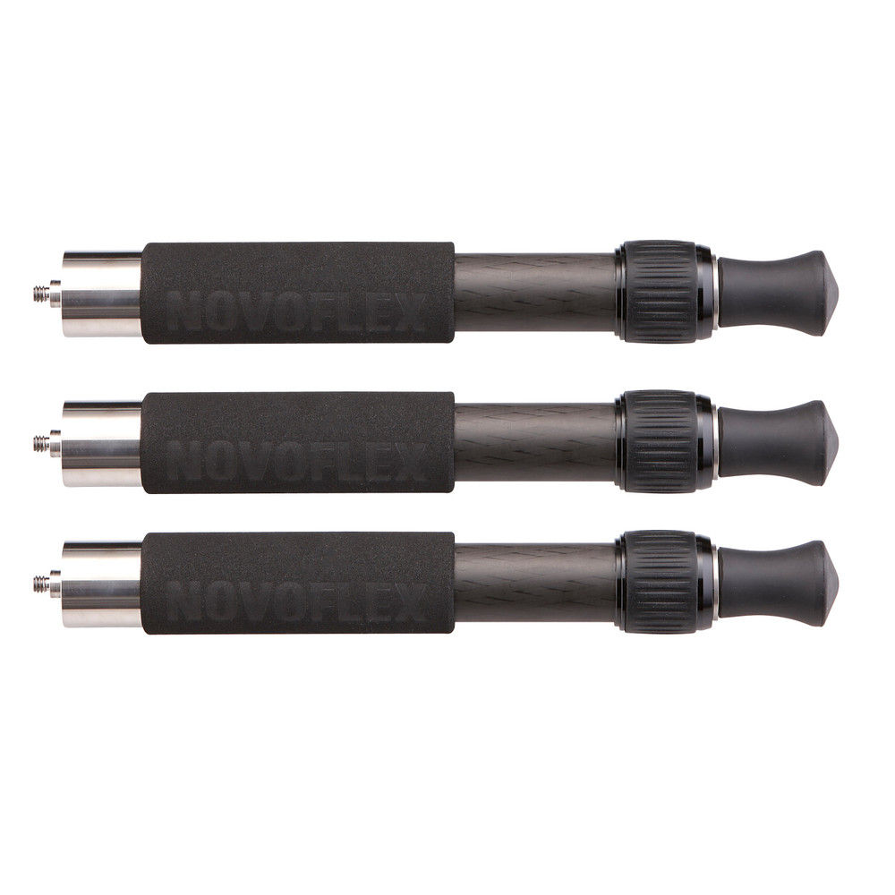 NOVOFLEX 2-Section Carbon Fiber 3-Piece Leg Set