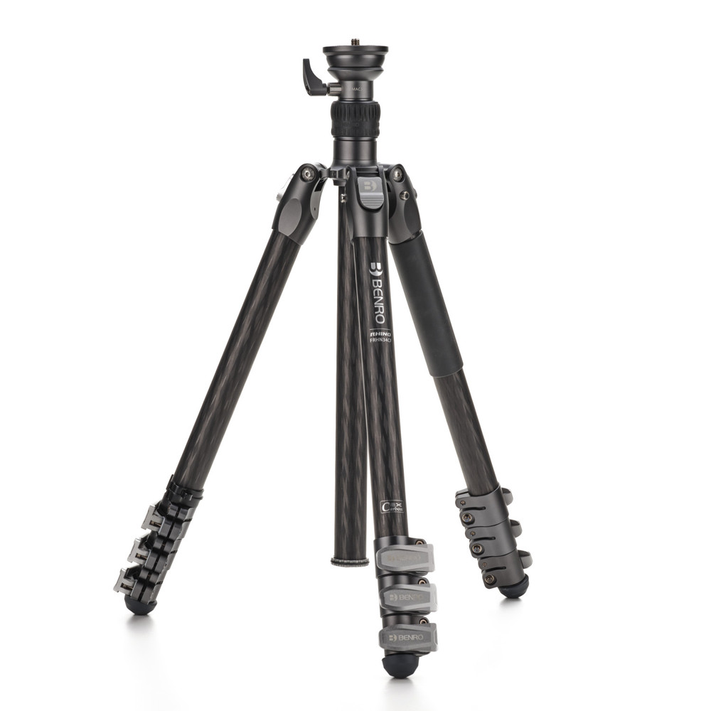 Benro Rhino CF 3 Series, 4 Section Tripod/Monopod FRHN34C with Flip Locks (Open Box)