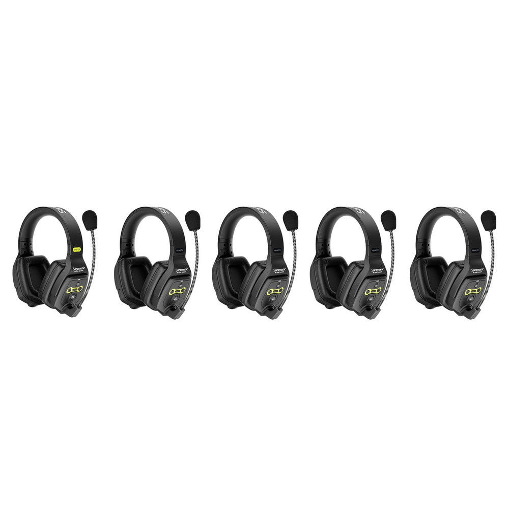 Saramonic WiTalk-WT5D 5-Person Wireless Dual-Ear Headset Intercom System (Open Box)