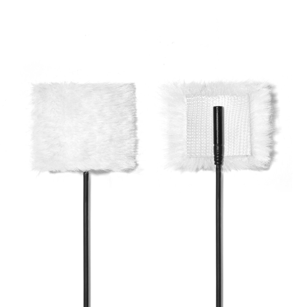 Saramonic CineBuff Fur Kit | High-Density Lavalier Windshield and Mounting Kit in Black, White and Beige
