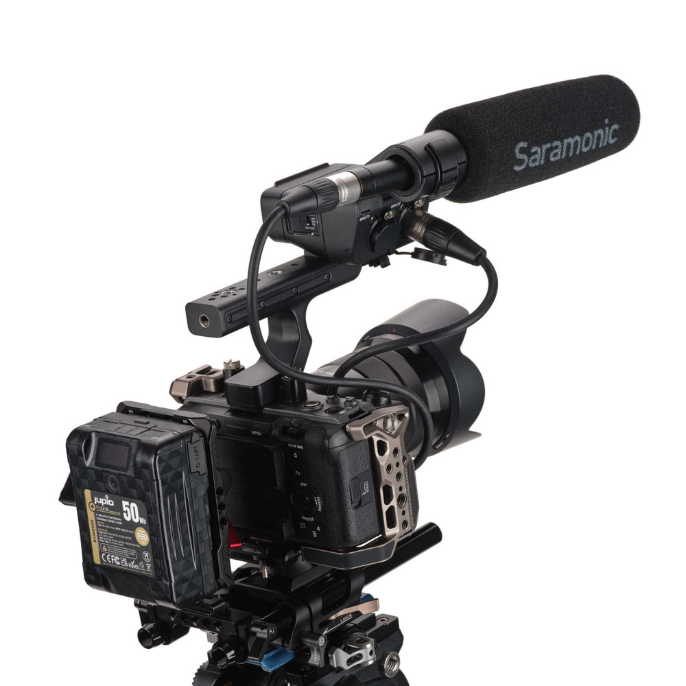 Saramonic SG-Mic | Premium Supercardioid Shotgun Microphone with Windscreen, Mic Clip, XLR Cable & Case
