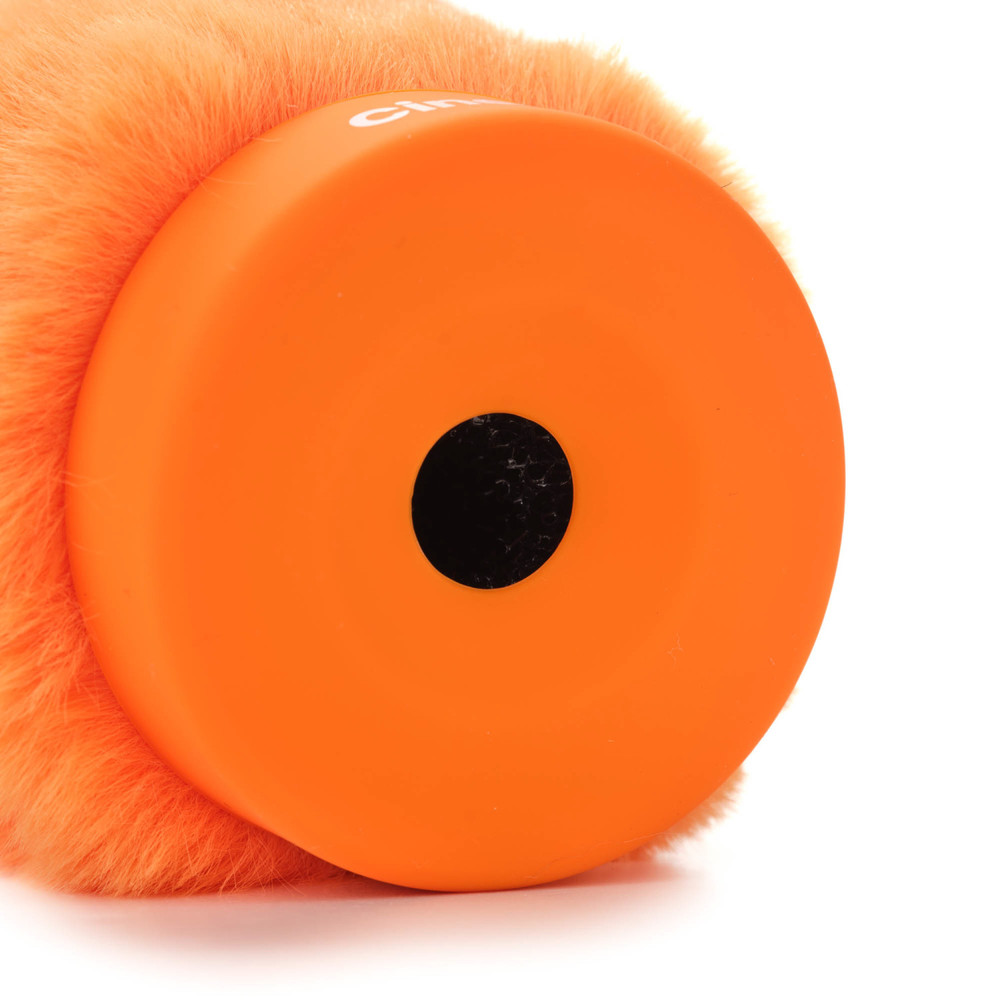 Saramonic CineBuff Slide-On Furry Windshield for Mid-Sized Shotguns 17-24mm Diameter in Orange