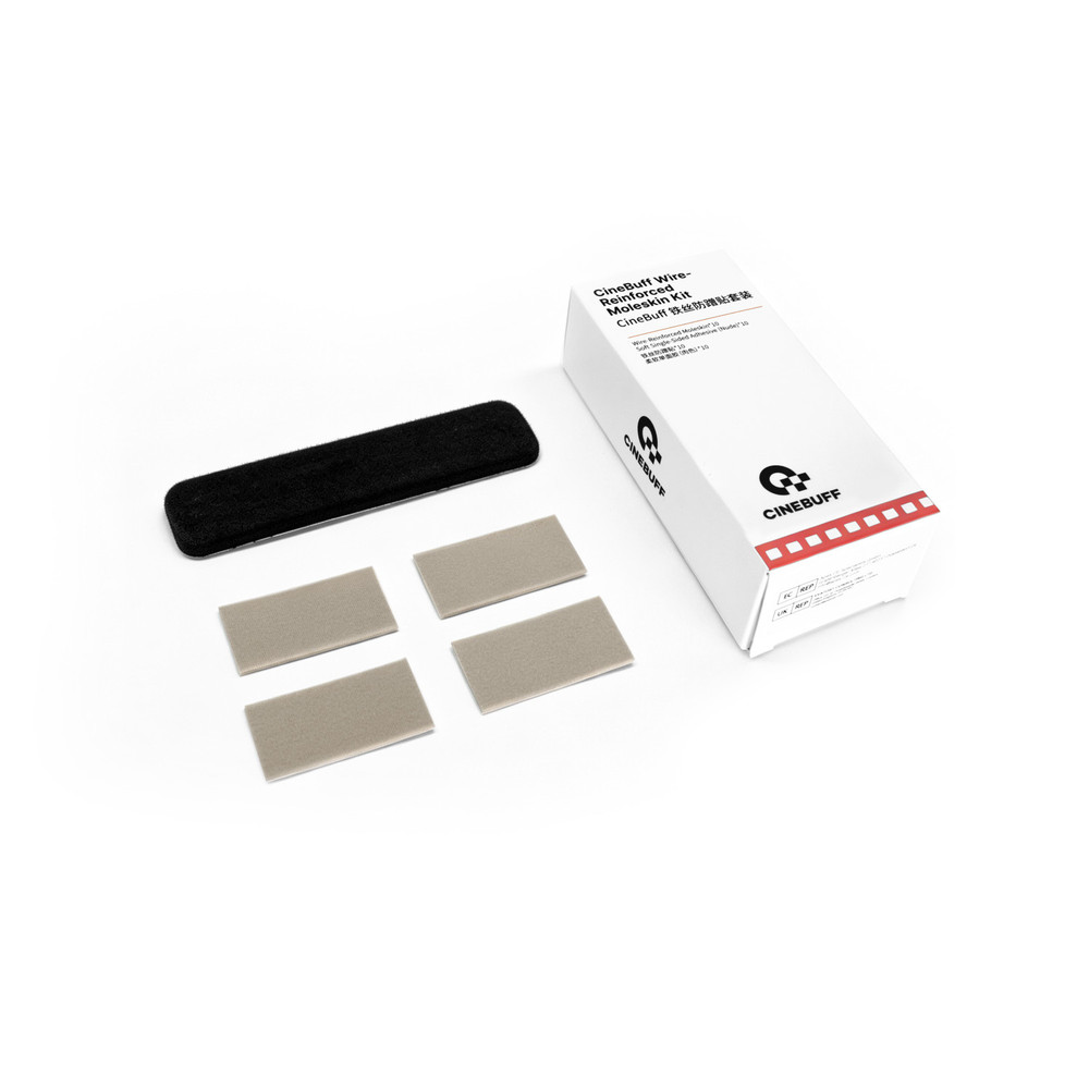 Saramonic CineBuff Wire Reinforced Moleskin Kit | Rigid and Positionable Lavalier and Cable Concealment (10-Pk)
