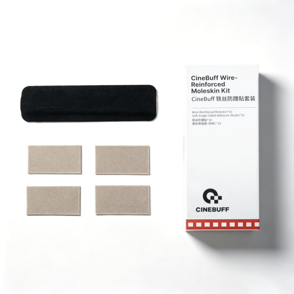 Saramonic CineBuff Wire Reinforced Moleskin Kit | Rigid and Positionable Lavalier and Cable Concealment (10-Pk)