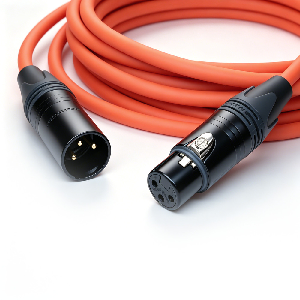 Saramonic CineBuff CB-XLR-05 | Premium 3-Pin XLR Microphone Cable 16.4’ (5m) with Nuetrik XX Gold Connectors