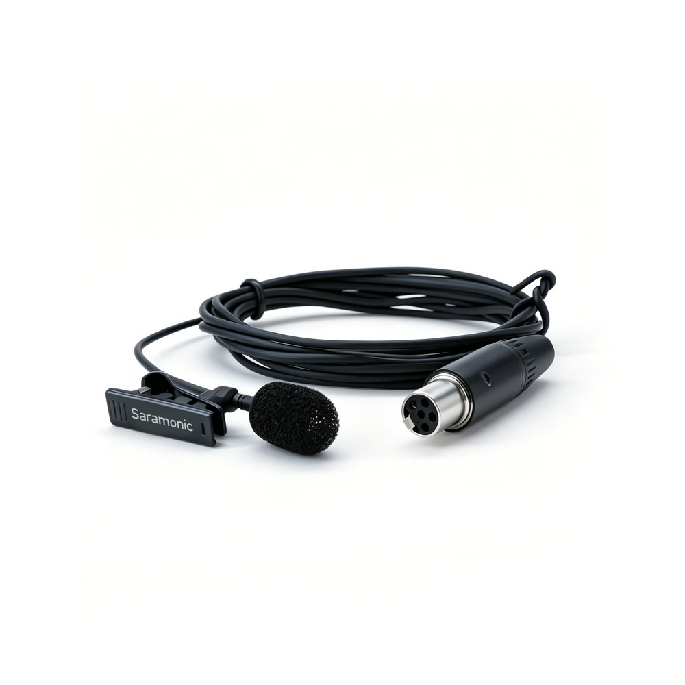 Saramonic K9 Lavalier TA5 | 3mm Omni Lavalier with TA5F for select Lectrosonics & Audio-Technica Transmitters
