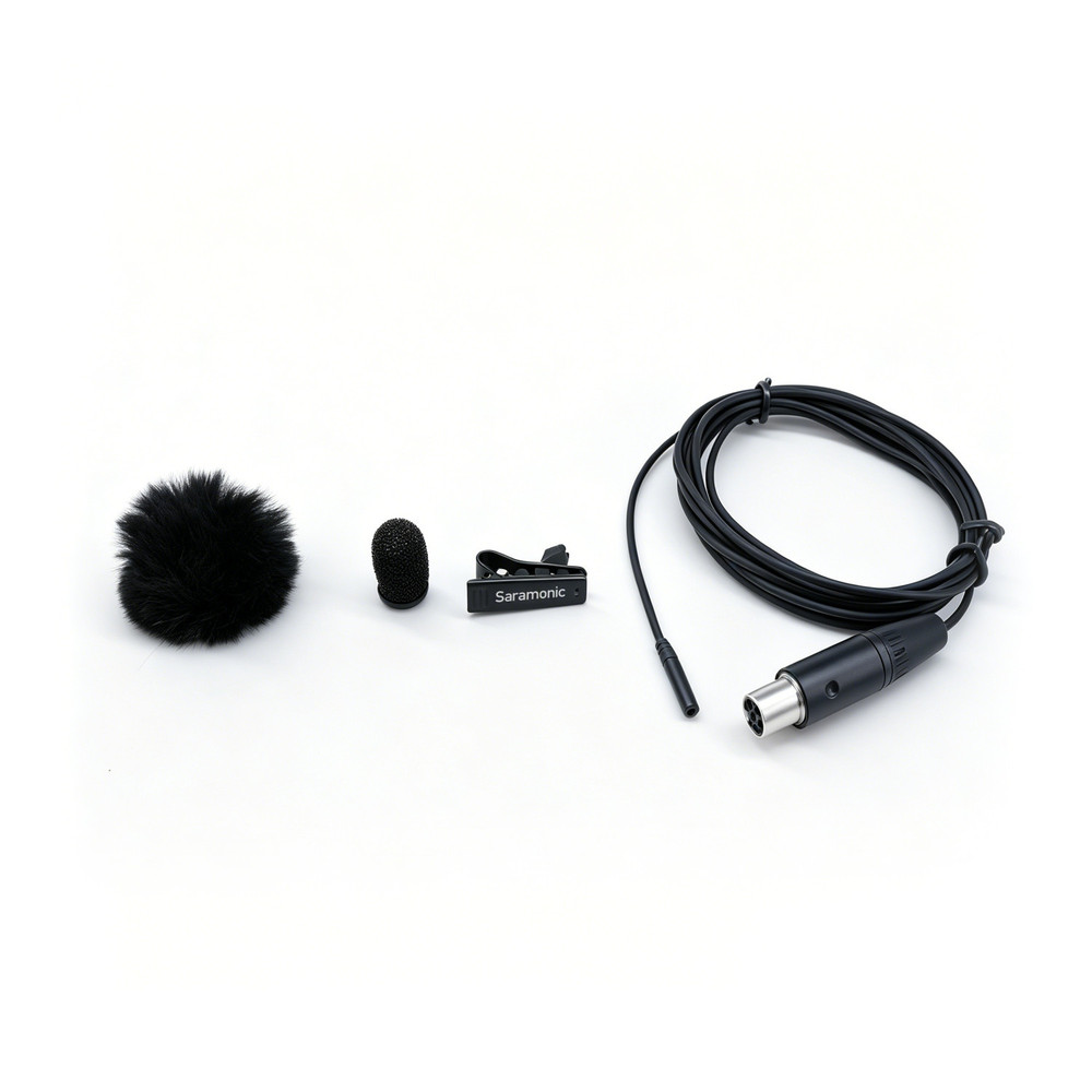 Saramonic K9 Lavalier TA5 | 3mm Omni Lavalier with TA5F for select Lectrosonics & Audio-Technica Transmitters