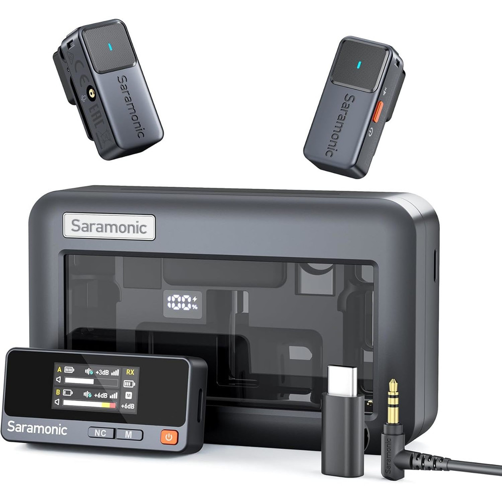 Saramonic AIR-01 | 2-Person Universal Micro Wireless Mic System (Open Box)