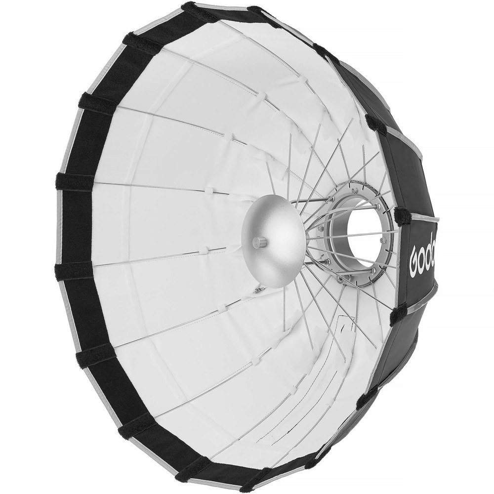 Godox Bowens Mount Umbrella-Style Easy Lock Softbox (Black/White, 25.6") (Open Box)