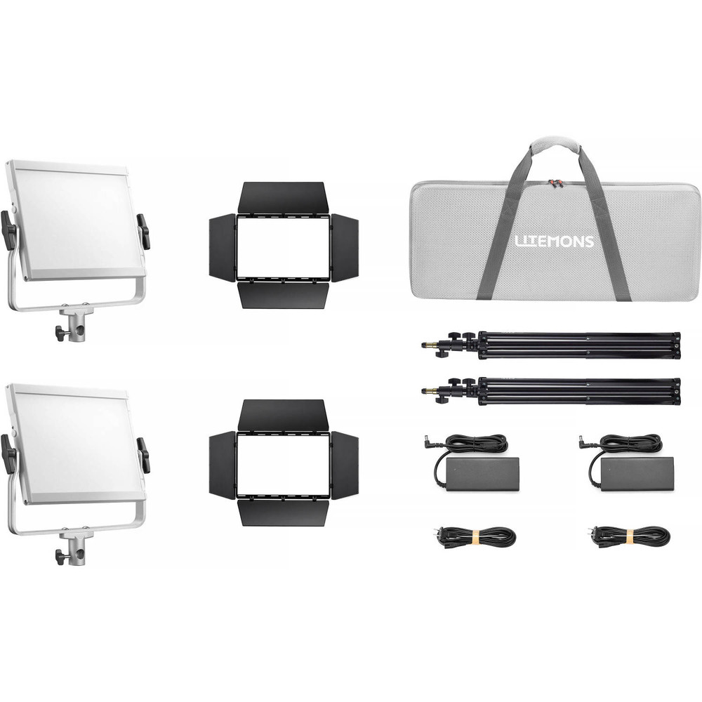 Godox Litemons LP1200R RGB LED Panel 2-Light Kit (Open Box)