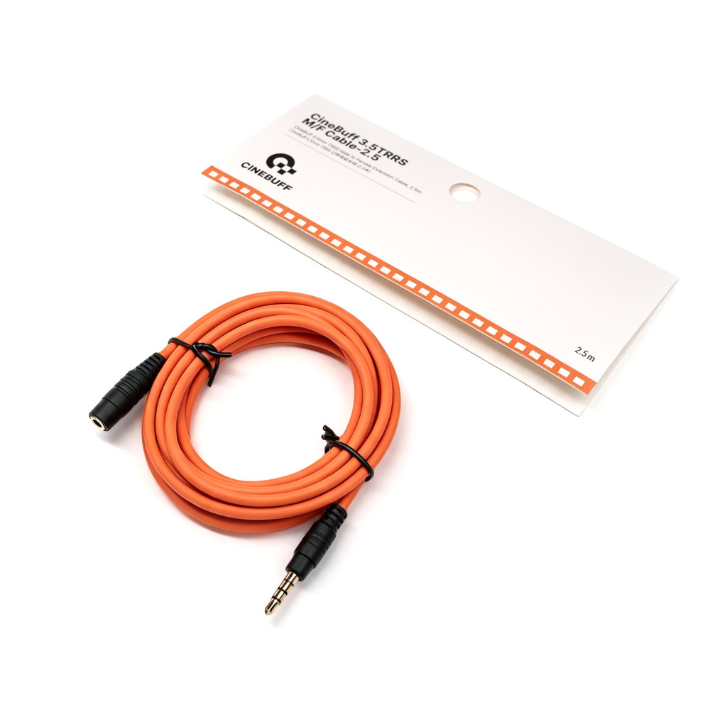 Saramonic CineBuff CB-TRRS-EX-2.5 | 8.4' (2.5m) 3.5mm TRRS Audio Extension Cable for Microphones & Headphones