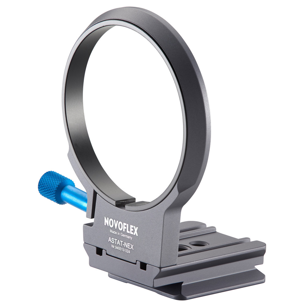 NOVOFLEX Tripod Lens Collar Mount with ARCA-Swiss Compatible Foot for EOSM, NEX, LEM/LER lens adapters and Sony E-Mount lenses.