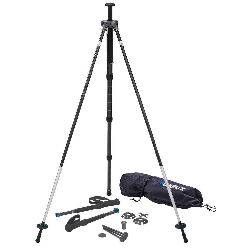 NOVOFLEX Triopod-M Kit w/Walking Stick x2, Tripod Leg / Monopod