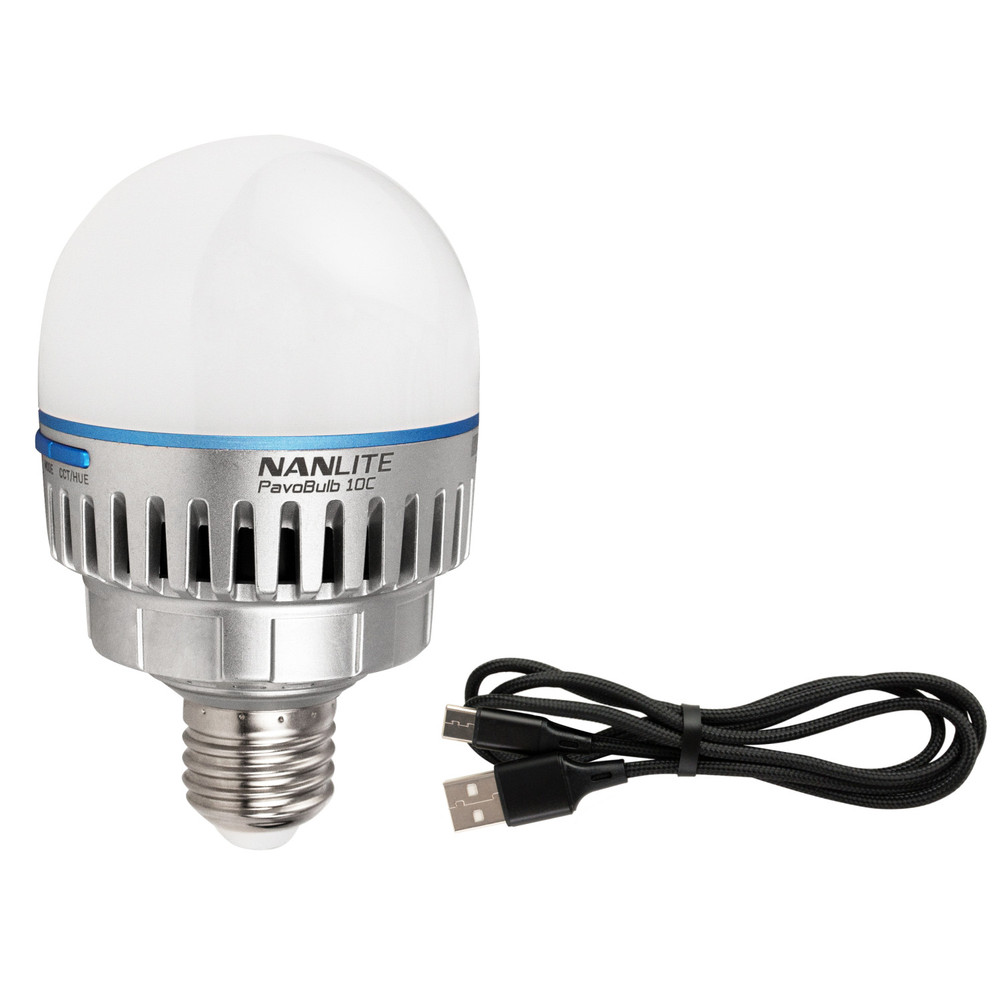 PavoBulb 10C RGBWW LED Light Bulb 4-Light Kit | Nanlite