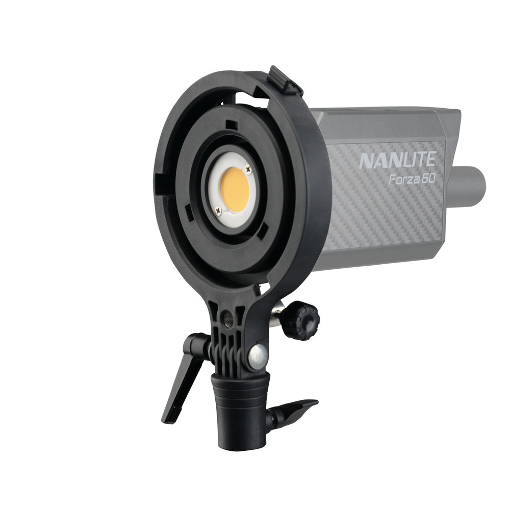 Nanlite Forza 60 LED Spotlight Kit Includes NPF Battery Grip and Bowens S-Mount Adapter