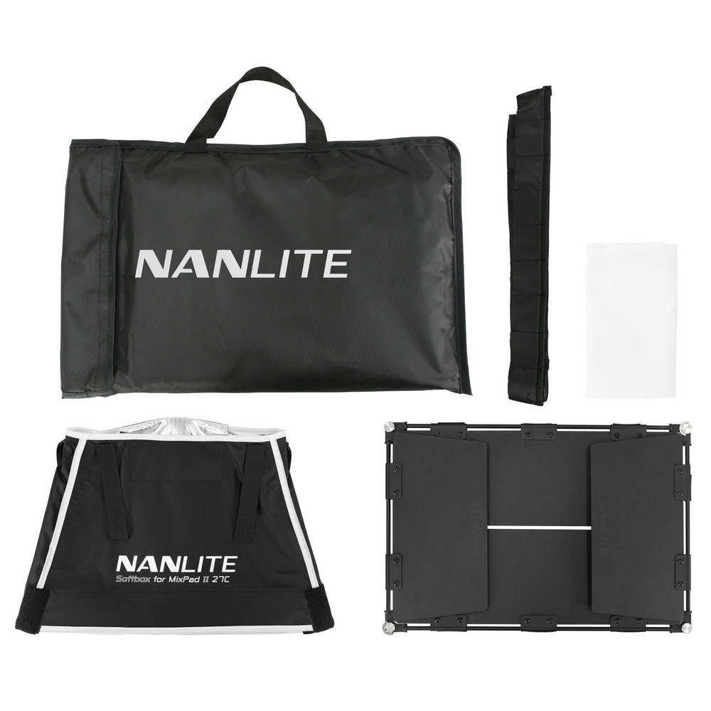 Nanlite Barndoor and Softbox Set for MixPad II 27C