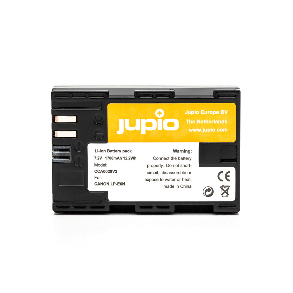 Jupio LP-E6N 1700 mAh Camera Battery for Canon