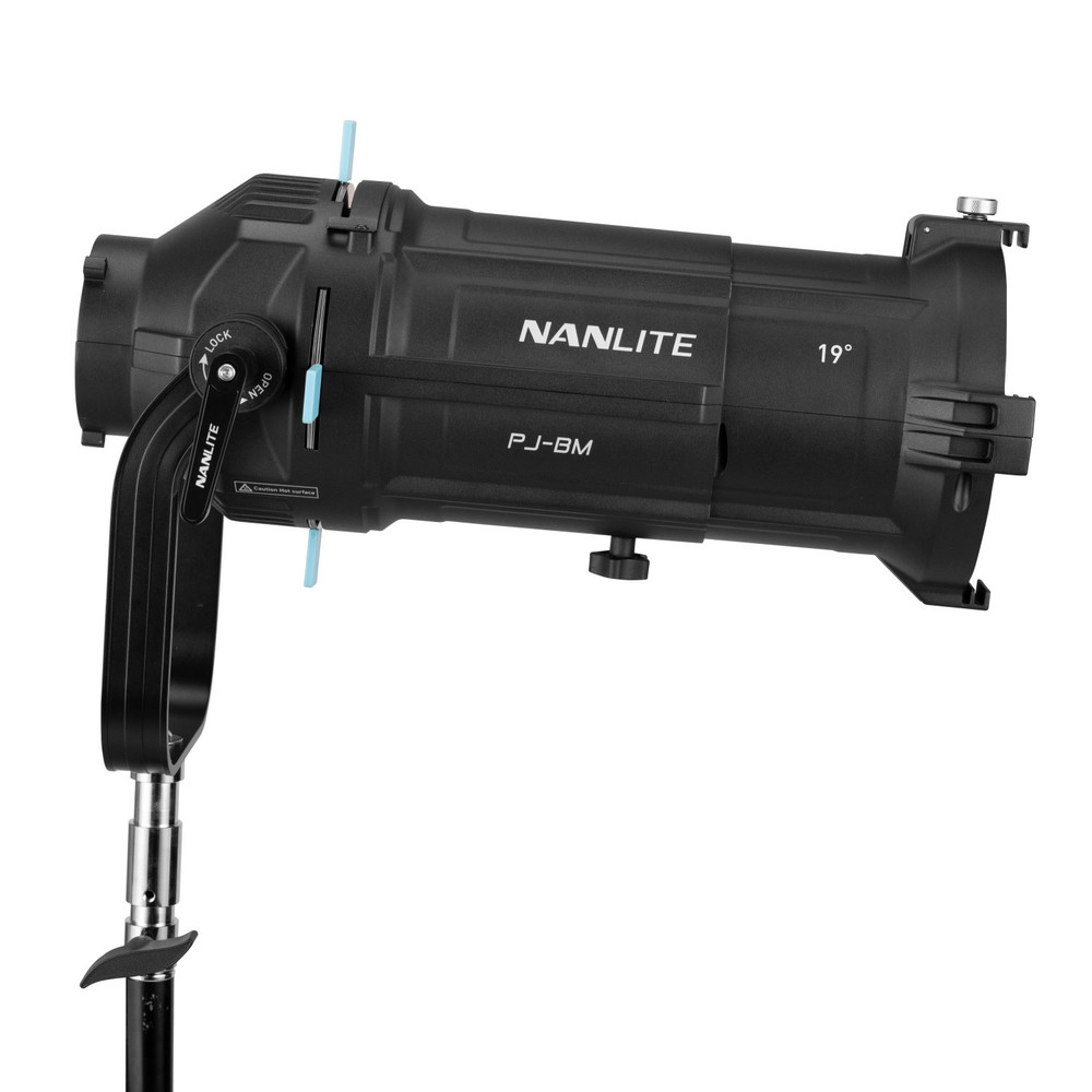 Nanlite PJ-BM Projection Attachment with 19° Lens for Bowens Mount Nanlite PJ-BM Projection Attachment with 19° Lens for Bowens Mount