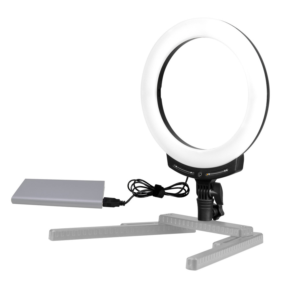 Nanlite Halo 10B Dimmable Bicolor USB 10in LED Ring Light
With Smart Touch Switch