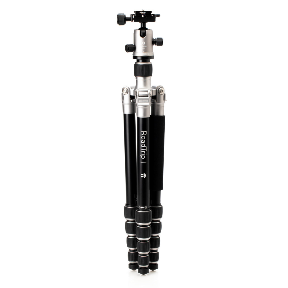 Benro MeFOTO RoadTrip Aluminum Tripod Kit in Titanium